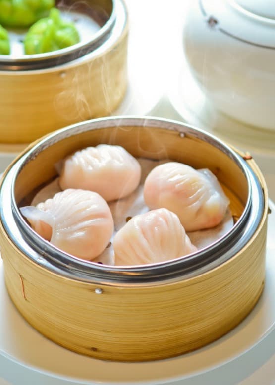 Raviolis aux crevettes à la vapeur — Sushi D'or
